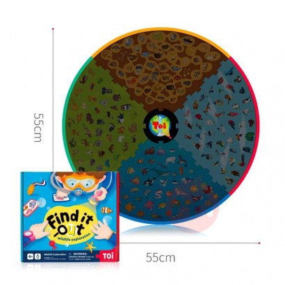 TOI Bringen Sie kleines Taschenlampen -Kinderbrettspiel Early Education Marmor Spielzeug mit