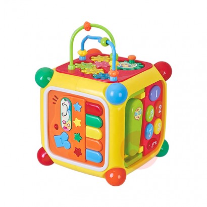 GOODWAY Sechsseitige Musikwürfel -Baby -Puzzlespielzeuge