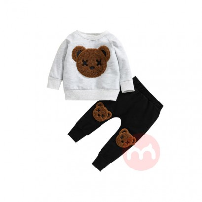 Yiwu Qinlan Garment Factory BAR EMBROIDERY PANT SET FÜR Jungen