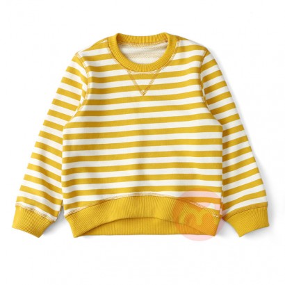 Kaiya Frühling und Herbst super weich gestreifter Pullover Baby Pullover