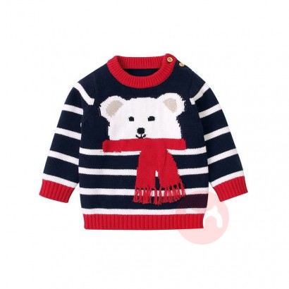 Mimixiong Rundhalsausschnitt Langarm Fade Farbe Kinder Pullover