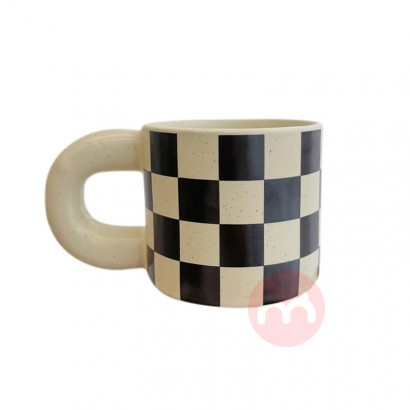Schachbrett Keramik Kaffee Tasse Fe...