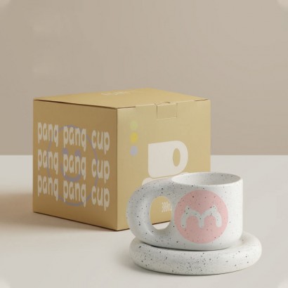 Chubby Mug Keramik Kaffeetasse mit ...
