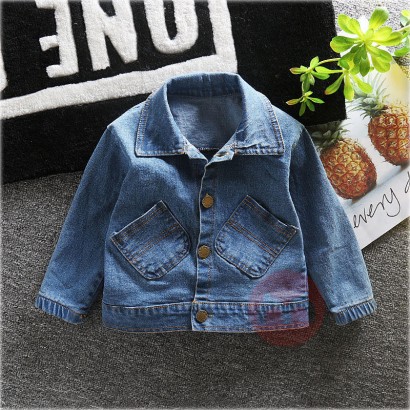 IENENS Baby s Back Bear Print Denim...
