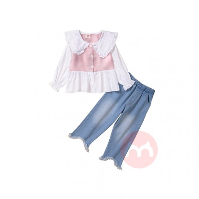 Huanyang Mode Hemd Jeans Baby Mädch...