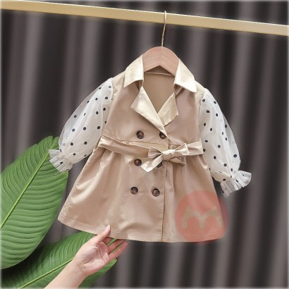 No Windbreaker aus Baumwolle mit Sp...