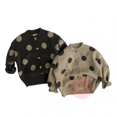 Huanyang Strickpullover mit Punkten...