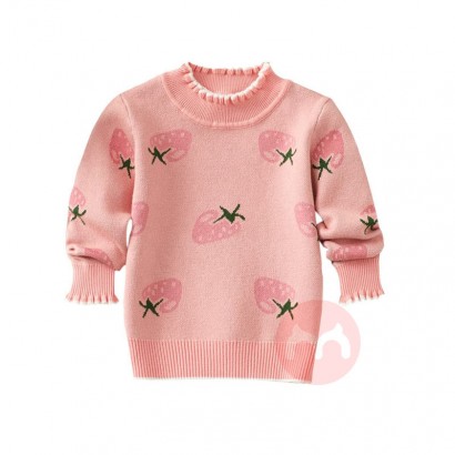 Weiyi Pullover mit Erdbeerdruck ver...