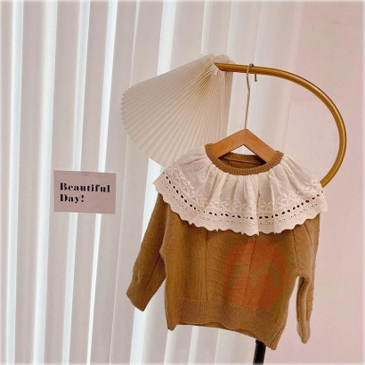 1 moving Unifarbener Pullover mit S...