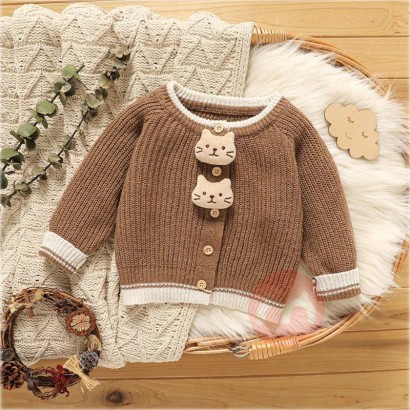 Xinsheng 3D Katze Langarm Stricken ...