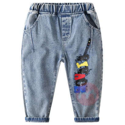 None Casual Brief Gitarre lose Jean...