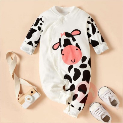 Lenbay Baby Langarm Jumpsuit aus Bi...