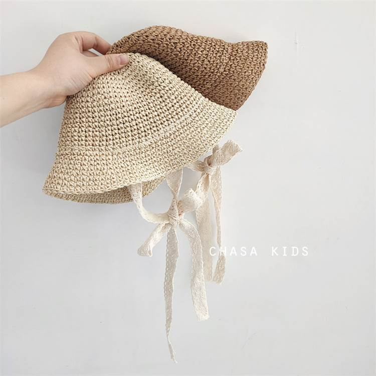 Zhenggang Spring and summer baby girls straw hat