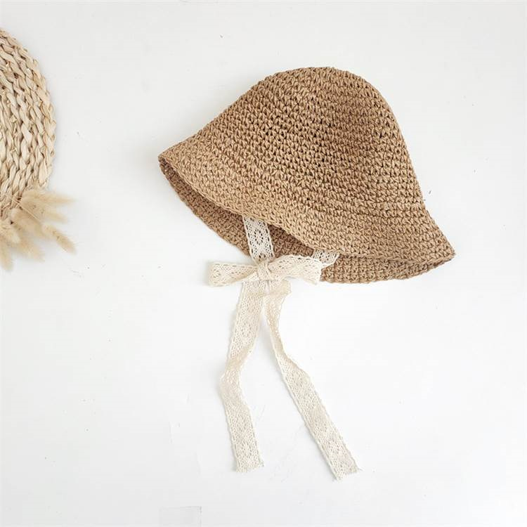 Zhenggang Spring and summer baby girls straw hat