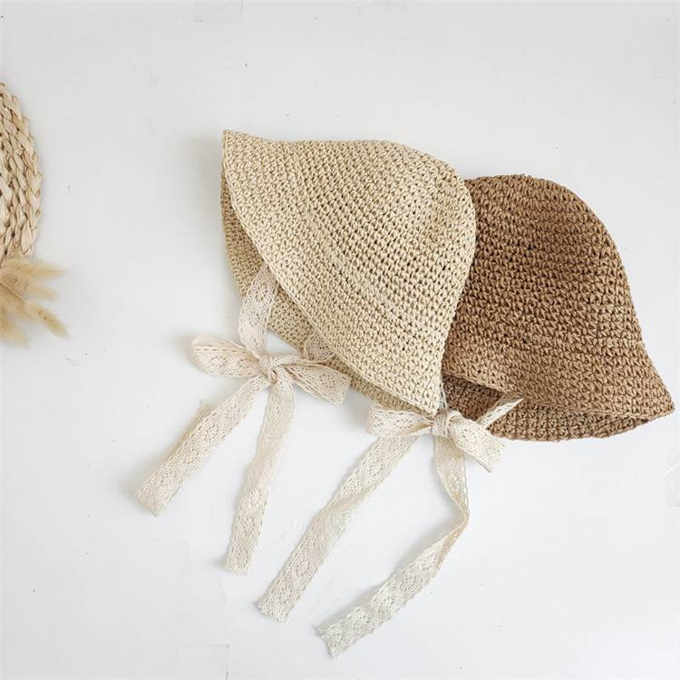 Zhenggang Spring and summer baby girls straw hat
