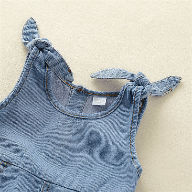 JINXI Cute Denim Jumpsuit