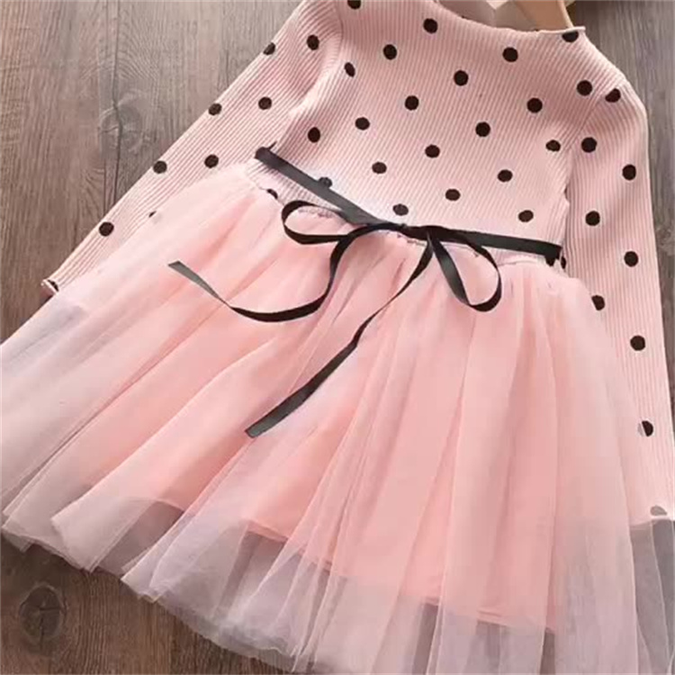 Bear Leader Ballkleid Polka Dot Kinder Kleid