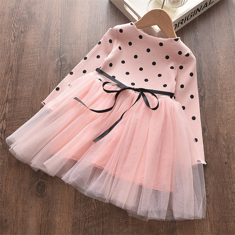 Bear Leader Ballkleid Polka Dot Kinder Kleid