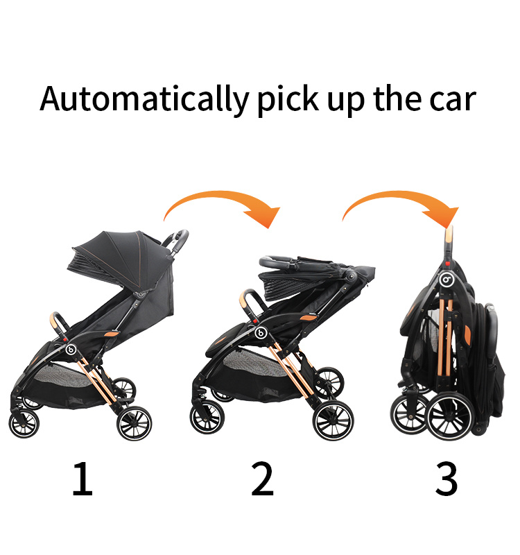 Baobaohao Sie können in einem Babyauto in hoher Landschaft sitzen