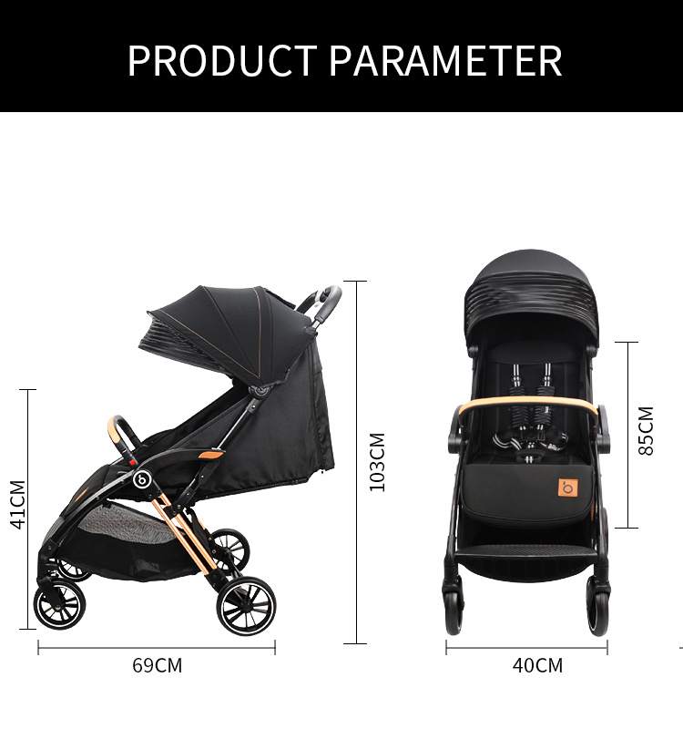 Baobaohao Sie können in einem Babyauto in hoher Landschaft sitzen