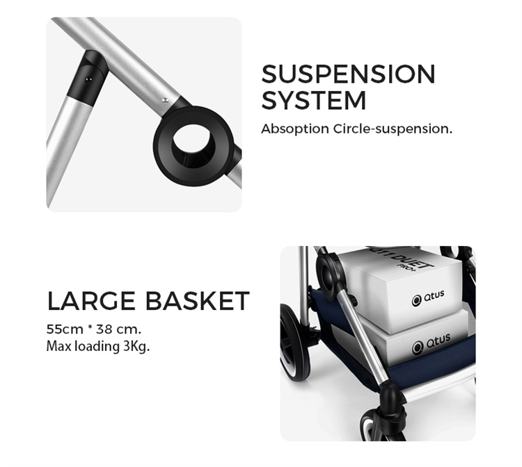 Qtus Q11 Doppelbettiger Kinderwagen