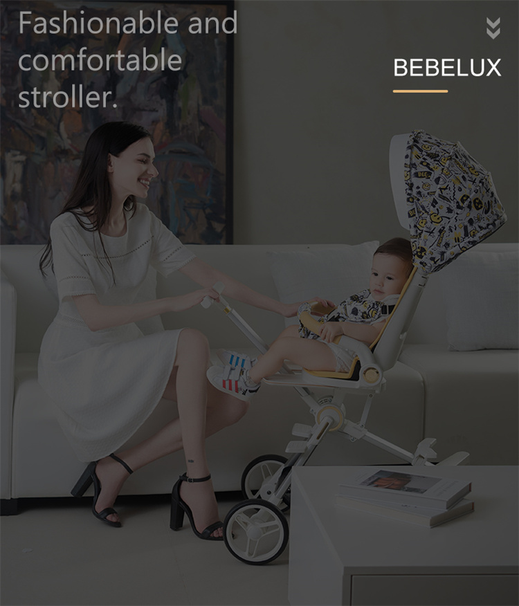 BEBELUX Ein klicker faltbarer tragbarer Babywagen