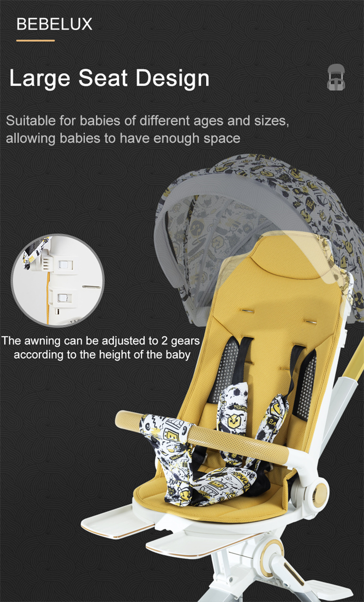BEBELUX Ein klicker faltbarer tragbarer Babywagen