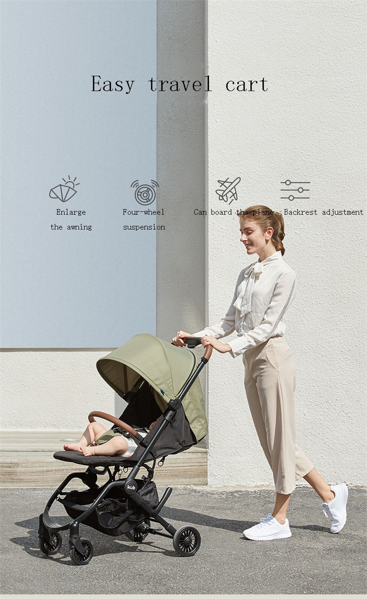 KUB Ein Klick um einen leichten Kinderwagen des Fahrzeugs zu sammeln