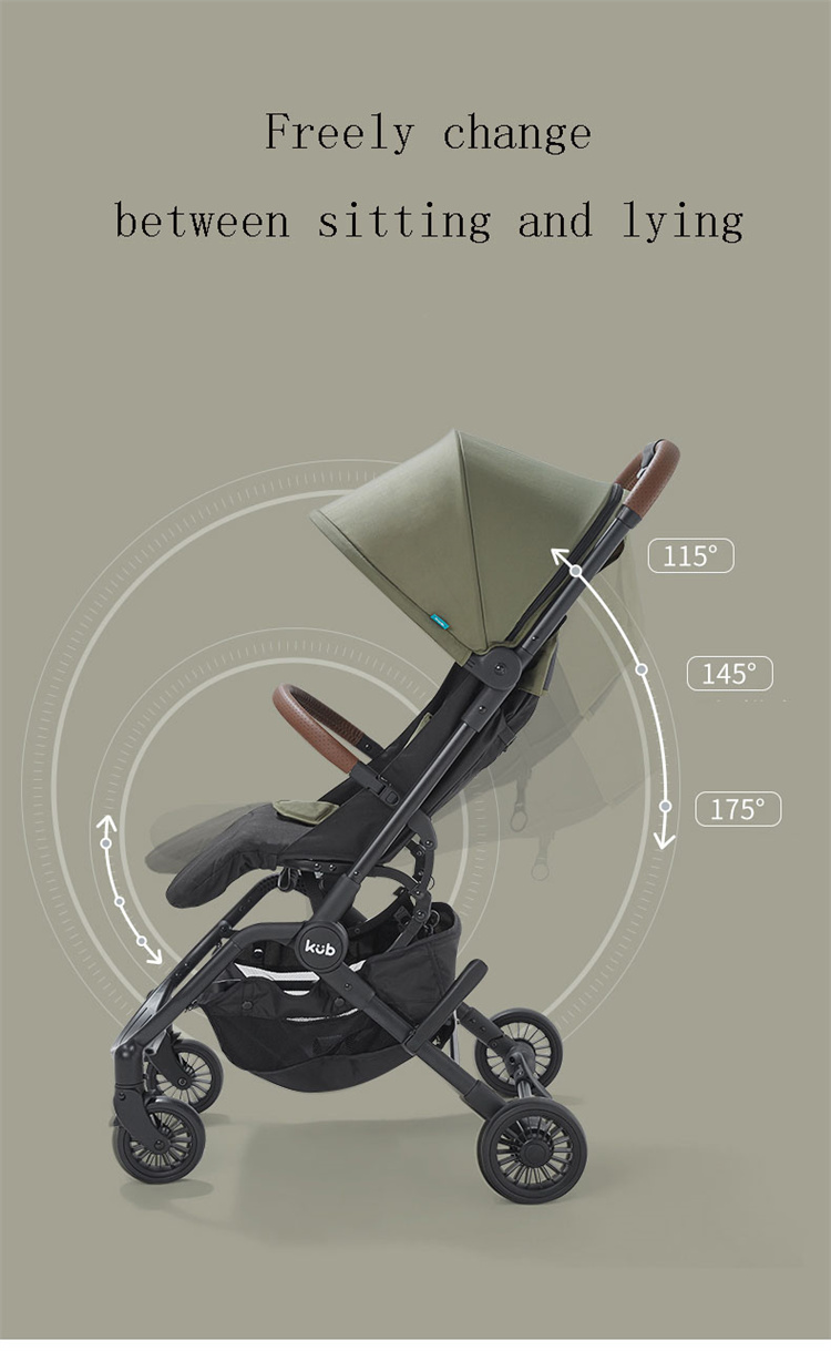 KUB Ein Klick um einen leichten Kinderwagen des Fahrzeugs zu sammeln