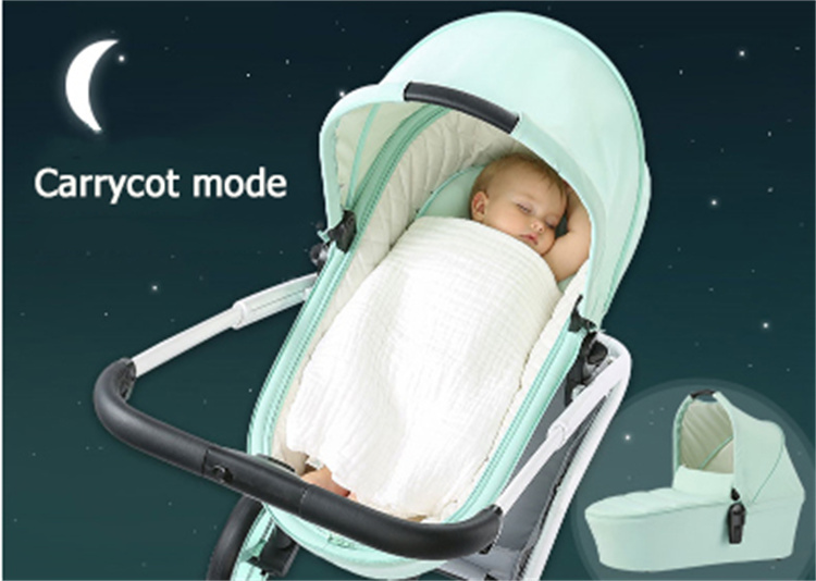 KUB F60 hohe Qualität Drei -in -Ein -faltbare Babywagen