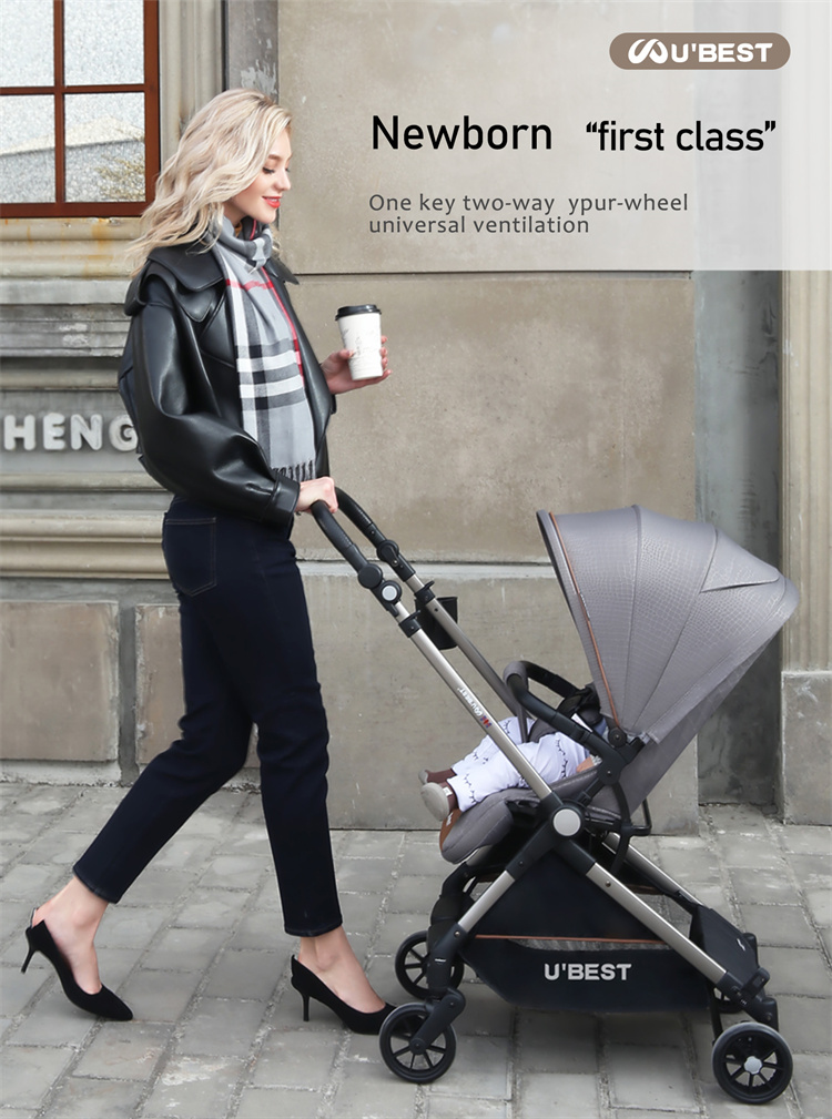 U'BEST High -Landscape kann auf einem tragbaren Babywagen sitzen