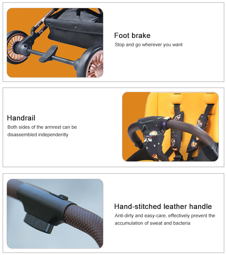 U'BEST High -Landschaft tragbarer Babywagen Eine Babywarte