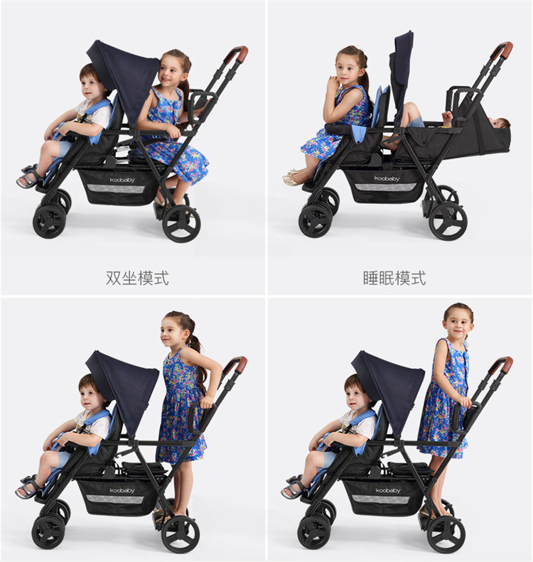 U'BEST Doppel -Doppel -tragbare Kinderwagen
