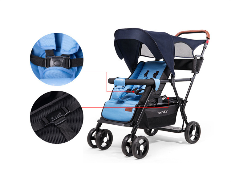 U'BEST Doppel -Doppel -tragbare Kinderwagen