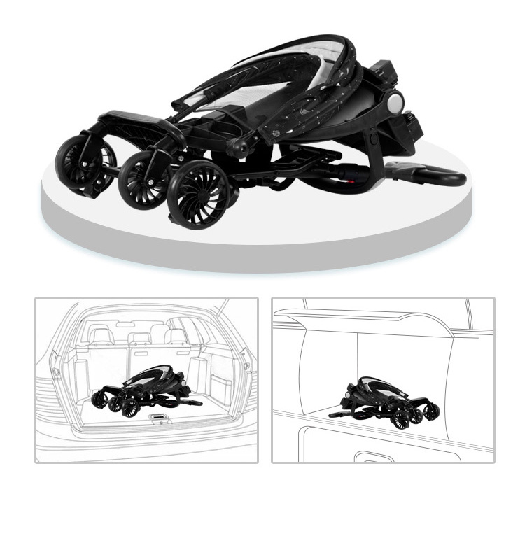 Yifeihuang Ultra -lichtklapper Babywagen