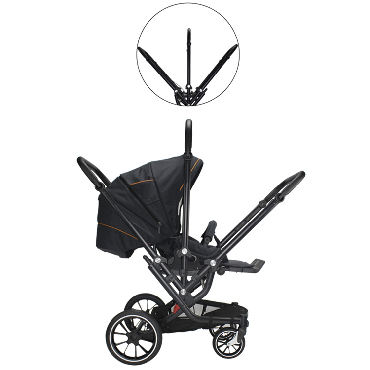 Gisili Zwei -Way Three -in -ein -faltbarer Kinderwagen