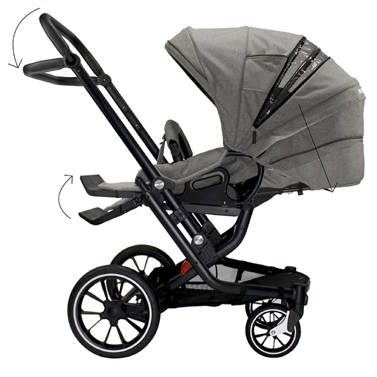 Gisili Zwei -Way Three -in -ein -faltbarer Kinderwagen