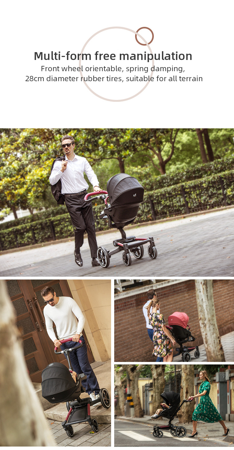 Kiwy Deluxe Folding Multifunktioneller Kinderwagen