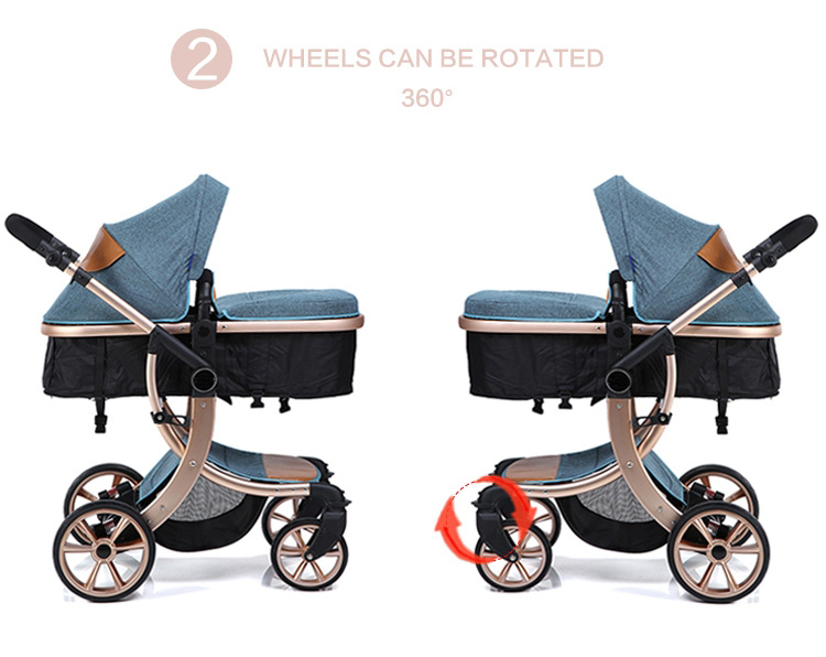 Coolov Deluxe Folding Multifunktioneller Kinderwagen
