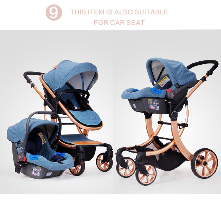 Coolov Deluxe Folding Multifunktioneller Kinderwagen