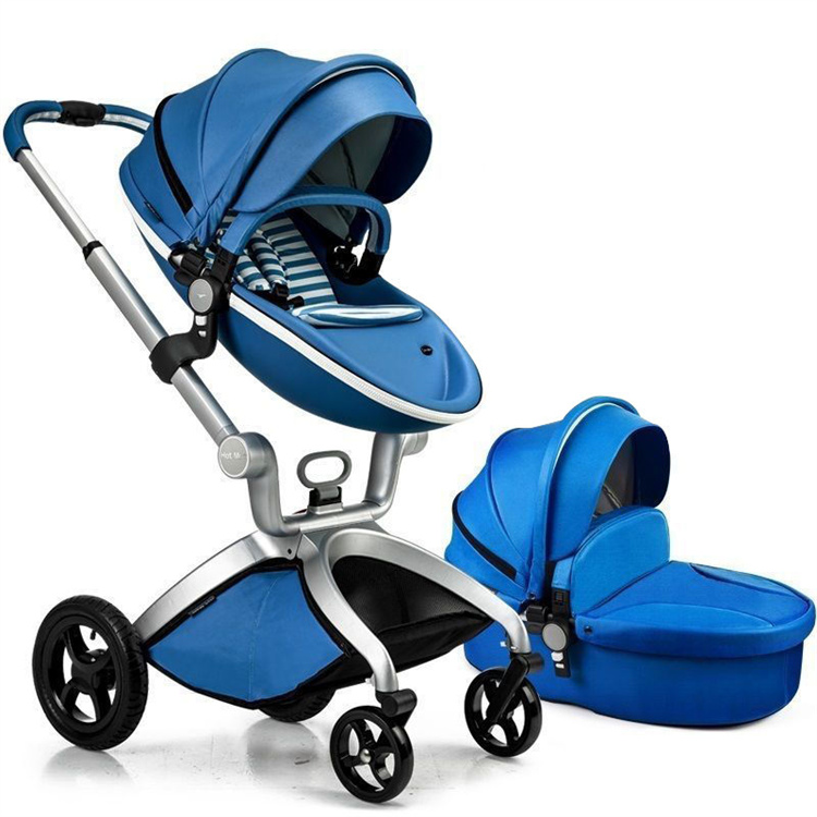 JTCP High -View Mode PU Eggor -Fell -Kinderwagen