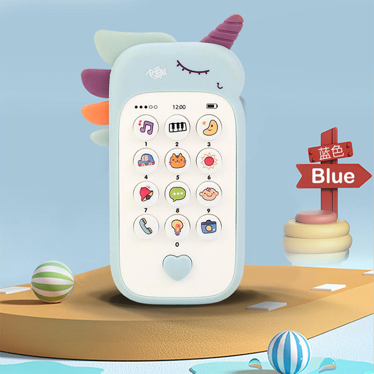 Baby Cartoon Rettich Simulation Handy Spielzeug Kindermusik frühe Bildung Lernspiel zeug