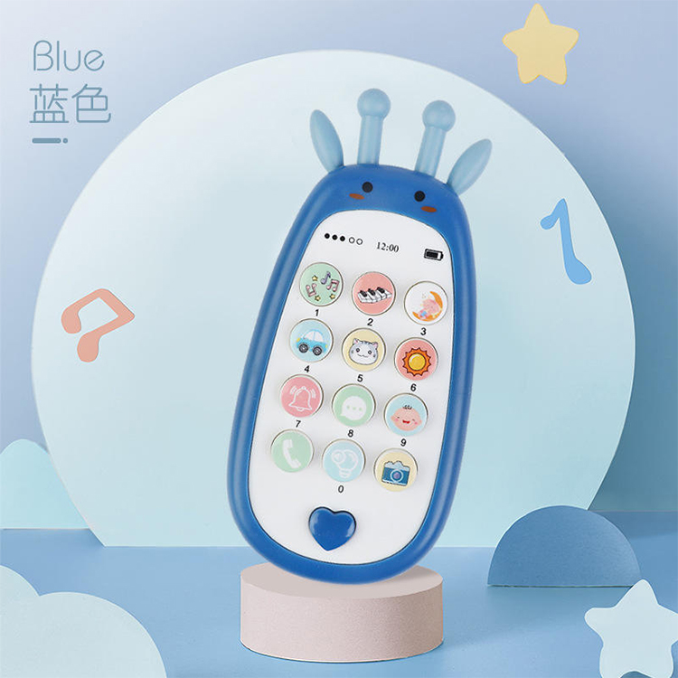 Baby Cartoon Rettich Simulation Handy Spielzeug Kindermusik frühe Bildung Lernspiel zeug