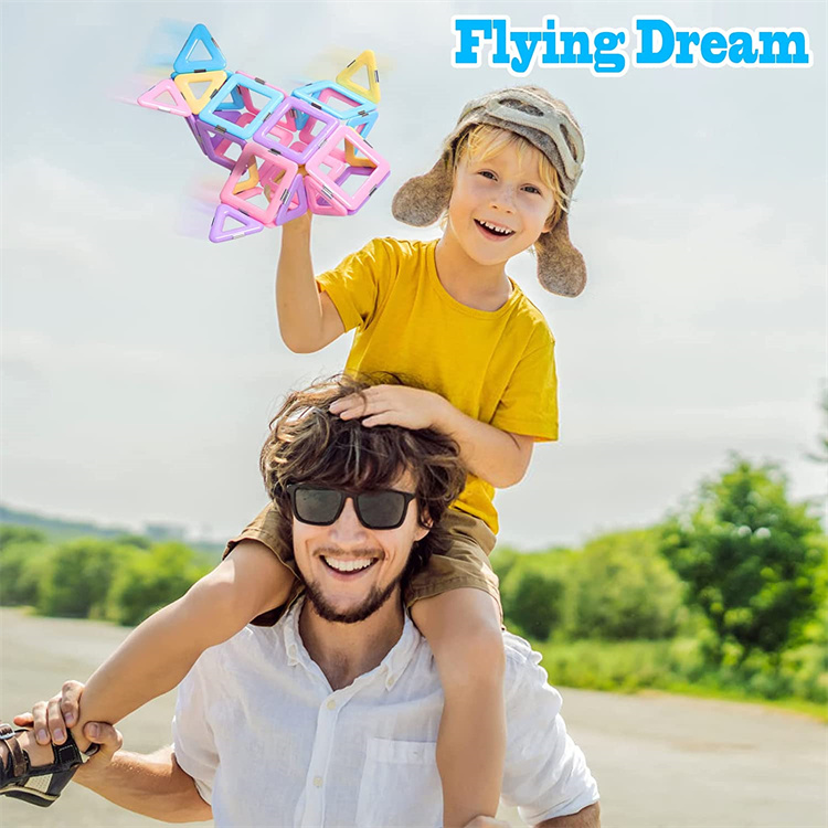 Elarve DIY Fliesen Attraktives Design Baustein Spielzeug Track Pipes Spielzeug Marmor Magnet fliesen Ball Run