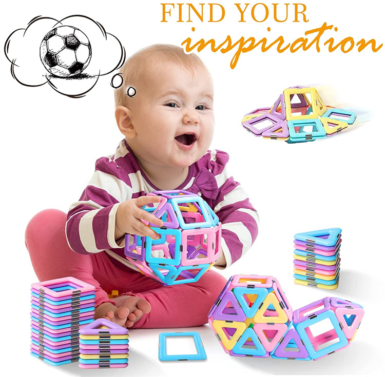 Elarve DIY Fliesen Attraktives Design Baustein Spielzeug Track Pipes Spielzeug Marmor Magnet fliesen Ball Run