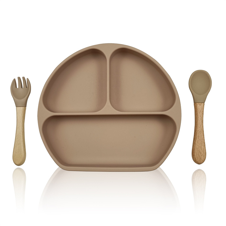 Baby Fütterung Geteilte Platte Lebensmittel qualität Plato Factory OEM ODM Preis Kunden spezifisches Logo und Marke Dining Kit