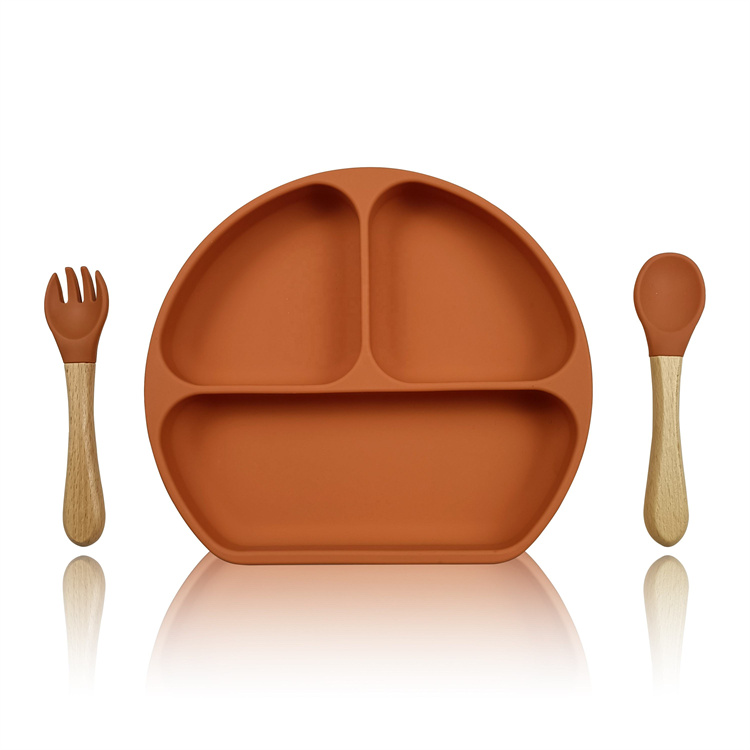 Baby Fütterung Geteilte Platte Lebensmittel qualität Plato Factory OEM ODM Preis Kunden spezifisches Logo und Marke Dining Kit