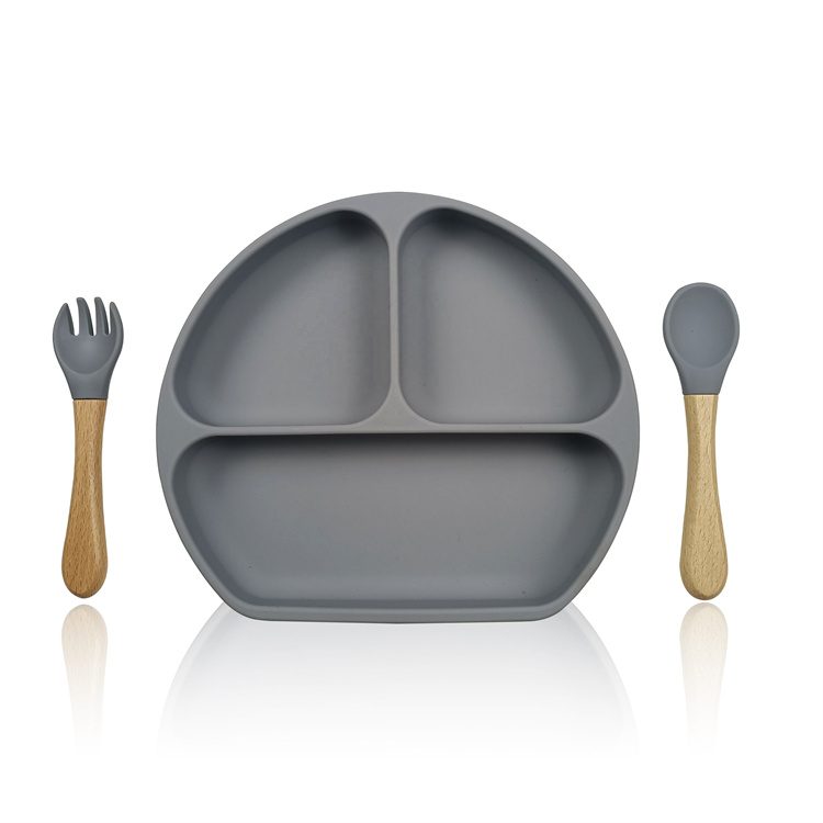 Baby Fütterung Geteilte Platte Lebensmittel qualität Plato Factory OEM ODM Preis Kunden spezifisches Logo und Marke Dining Kit