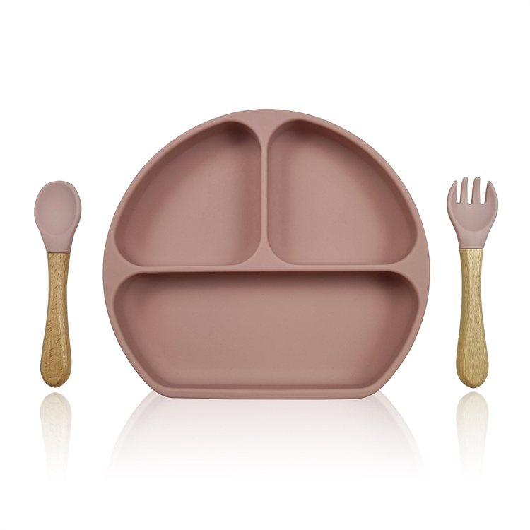 Baby Fütterung Geteilte Platte Lebensmittel qualität Plato Factory OEM ODM Preis Kunden spezifisches Logo und Marke Dining Kit