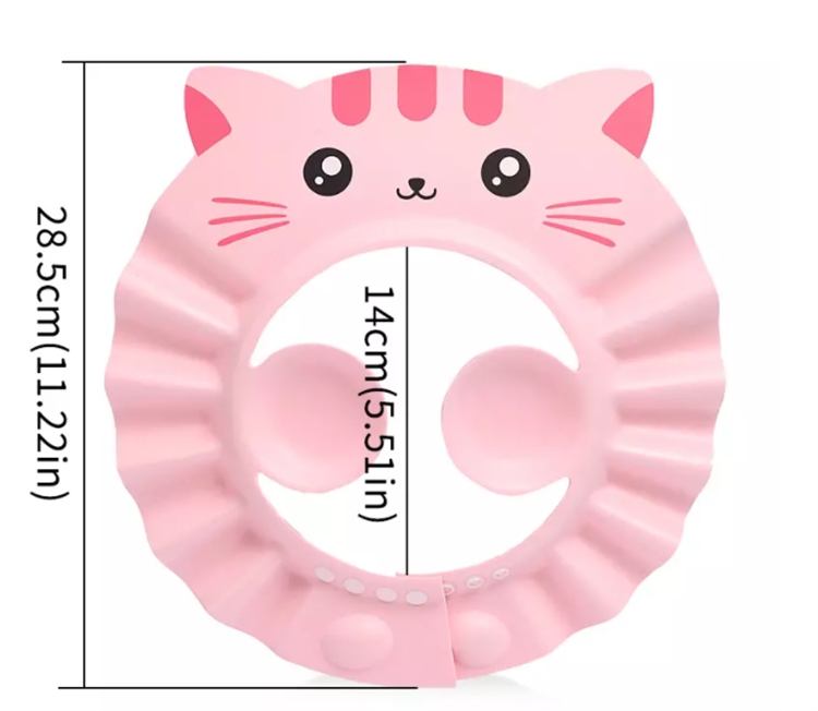 [2 Pakete]Verstellbarer Haar wasch hut Schutz Auge Neugeborenes Ohr Sicher Kinder Kinder Shampoo Schild Bad Kopf bedeckung